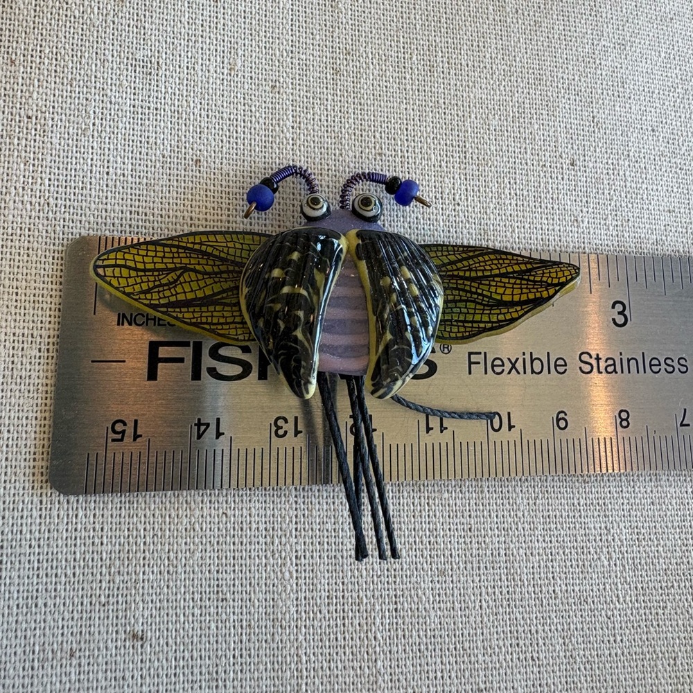 Colorful Insect Brooch - Picture 4 of 5
